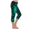 Aurora Northern Lights Celestial Magical Astronomy Capri Yoga Leggings View3