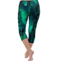 Aurora Northern Lights Celestial Magical Astronomy Capri Yoga Leggings View4