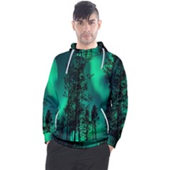 Aurora Northern Lights Celestial Magical Astronomy Men s Pullover Hoodie by Jancukart