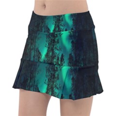 Aurora Northern Lights Celestial Magical Astronomy Classic Tennis Skirt