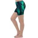 Aurora Northern Lights Celestial Magical Astronomy Lightweight Velour Yoga Shorts View2