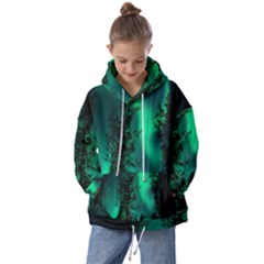 Aurora Northern Lights Celestial Magical Astronomy Kids  Oversized Hoodie