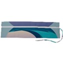 Tsunami Tidal Wave Wave Minimalist Ocean Sea 4 Roll Up Canvas Pencil Holder (L) View2