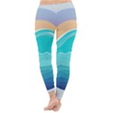 Tsunami Tidal Wave Wave Minimalist Ocean Sea Classic Winter Leggings View4