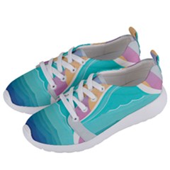 Tsunami Tidal Wave Wave Minimalist Ocean Sea Women s Lightweight Sports Shoes by Pakemis