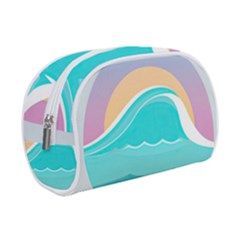 Tsunami Tidal Wave Wave Minimalist Ocean Sea Make Up Case (small) by Pakemis