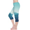 Ai Generated Ocean Waves Sea Water Nautical Capri Leggings  View3