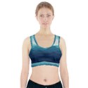 Ai Generated Ocean Waves Sea Water Nautical Sports Bra With Pocket View1