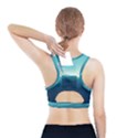 Ai Generated Ocean Waves Sea Water Nautical Sports Bra With Pocket View2