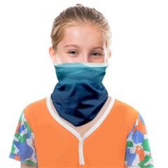 Ai Generated Ocean Waves Sea Water Nautical Face Covering Bandana (kids) by Pakemis