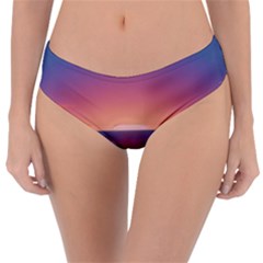 Sunset Ocean Beach Water Tropical Island Vacation Nature Reversible Classic Bikini Bottoms by Pakemis