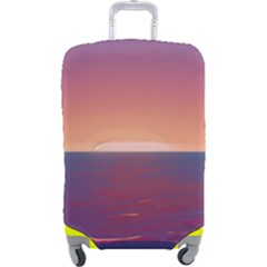 Sunset Ocean Beach Water Tropical Island Vacation Nature Luggage Cover (large) by Pakemis