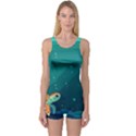 Ai Generated Ocean Sea Fish Aquatic Water Nature 5 One Piece Boyleg Swimsuit View1