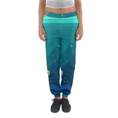 Ai Generated Ocean Sea Fish Aquatic Water Nature 5 Women s Jogger Sweatpants by Pakemis