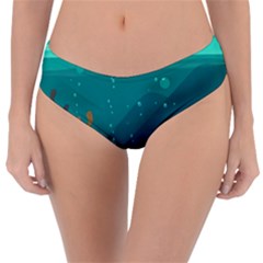 Ai Generated Ocean Sea Fish Aquatic Water Nature 5 Reversible Classic Bikini Bottoms by Pakemis