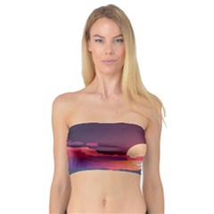 Sunset Ocean Beach Water Tropical Island Vacation 5 Bandeau Top by Pakemis