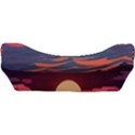 Sunset Ocean Beach Water Tropical Island Vacation 5 Car Seat Velour Cushion  View3