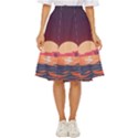 Sunset Ocean Beach Water Tropical Island Vacation 5 Classic Short Skirt View1