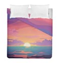 Sunset Ocean Beach Water Tropical Island Vacation 4 Duvet Cover Double Side (Full/ Double Size) View1