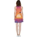 Sunset Ocean Beach Water Tropical Island Vacation Landscape Inside Out Reversible Sleeveless Dress View4