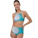 Tsunami Tidal Wave Wave Minimalist Ocean Sea 2 High Waist Tankini Set View1