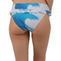 Wave Tsunami Tidal Wave Ocean Sea Water Frill Bikini Bottoms View2