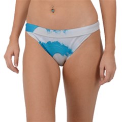 Wave Tsunami Tidal Wave Ocean Sea Water Band Bikini Bottoms by Pakemis