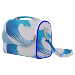 Wave Tsunami Tidal Wave Ocean Sea Water Satchel Shoulder Bag by Pakemis