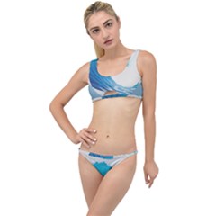 Wave Tsunami Tidal Wave Ocean Sea Water The Little Details Bikini Set by Pakemis