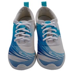 Wave Tsunami Tidal Wave Ocean Sea Water Mens Athletic Shoes