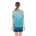 Intro Youtube Background Wallpaper Aquatic Water 2 Shoulder Cutout One Piece Dress View2