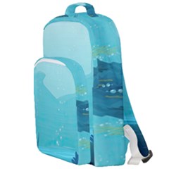 Intro Youtube Background Wallpaper Aquatic Water 2 Double Compartment Backpack by Pakemis