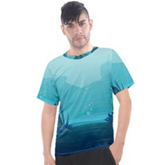 Intro Youtube Background Wallpaper Aquatic Water 2 Men s Sport Top by Pakemis