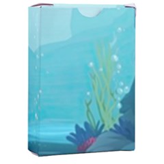 Intro Youtube Background Wallpaper Aquatic Water 2 Playing Cards Single Design (rectangle) With Custom Box