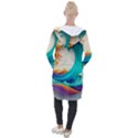 Tsunami Tidal Wave Wave Minimalist Ocean Sea 3 Hooded Pocket Cardigan View2