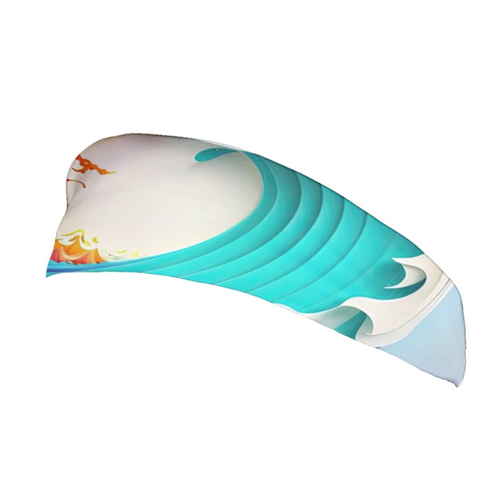 Tsunami Tidal Wave Wave Minimalist Ocean Sea 3 Stretchable Headband