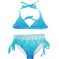 Ai Generated Ocean Sea Fish Aquatic Water Nature Kids  Classic Bikini Set by Pakemis