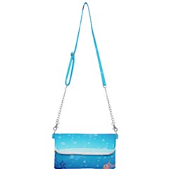 Ai Generated Ocean Sea Fish Aquatic Water Nature Mini Crossbody Handbag by Pakemis