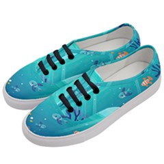 Ai Generated Ocean Sea Fish Aquatic Water Nature 2 Women s Classic Low Top Sneakers by Pakemis