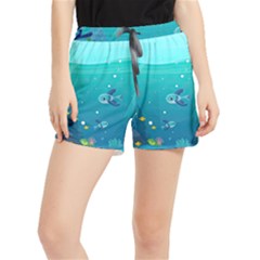 Ai Generated Ocean Sea Fish Aquatic Water Nature 2 Women s Runner Shorts by Pakemis