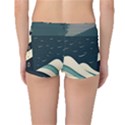 Lighthouse Abstract Ocean Sea Waves Water Blue Boyleg Bikini Bottoms View2