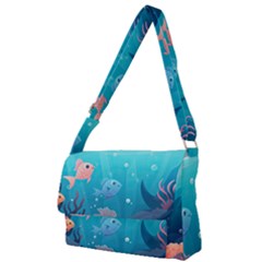 Ai Generated Ocean Sea Fish Aquatic Water Nature 4 Full Print Messenger Bag (l) by Pakemis