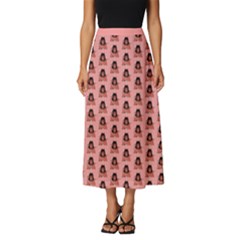 Devil Classic Midi Chiffon Skirt