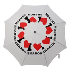 I Love Sharon Hook Handle Umbrellas (large)