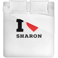 I Love Sharon Duvet Cover (king Size)