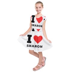 I Love Sharon Kids  Short Sleeve Dress