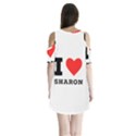 I love sharon Shoulder Cutout Velvet One Piece View2