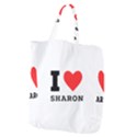 I love sharon Giant Grocery Tote View2