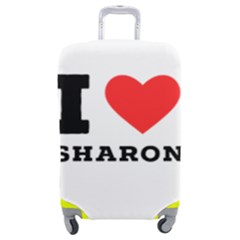 I Love Sharon Luggage Cover (medium) by ilovewhateva