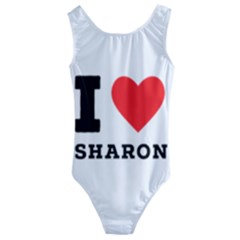 I Love Sharon Kids  Cut-out Back One Piece Swimsuit